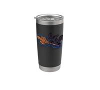 Cuervos de Odín con Lanza Gungnir - Hugin y Munin Vaso térmico de acero inoxidable de doble pared