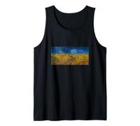 Cuervos En Campo De Trigo Vincent Van Gogh Arte Fino Pintura Al óleo Camiseta sin Mangas