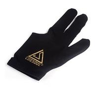 CUESOUL 10pcs / set 3 Finger Billar Snooker Cue Guantes Guantes (Negro)