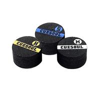 CUESOUL 3 Piezas 10mm 6 Capa de Piel de Cerdo Snooker Cue Tip (Multi)