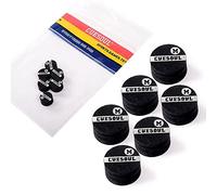 CUESOUL 6 Piezas de Capa Pigskin Snooker Cue Consejos (Medium)