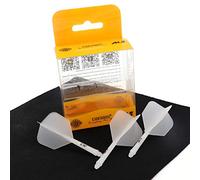 CUESOUL Dardos Dardos Integrados y Forma estándar de Vuelo, Juego de 3 Piezas con diseño Exclusivo (CSAK-59YS-S)