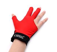 CUESOUL Guantes de Billar Mano Puente Izquierda/Derecha - Adecuado para Juego de Billar/Snooker/Juego de Carambola