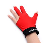 CUESOUL Guantes de Billar Mano Puente Izquierda/Derecha - Adecuado para Juego de Billar/Snooker/Juego de Carambola