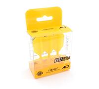 CUESOUL Rost Eje de dardo Integrado y Plumas Medianas, Forma Delgada, Juego de 3 (CSAK-57SC)