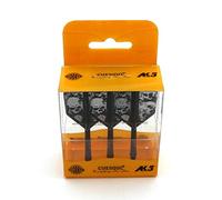 CUESOUL Rost Ejes de Dardos Integrados Personalizados Ejes y vuelos de Dardos medianos, Juego de 3 Patrones de Calavera (CSAK-5KL12)
