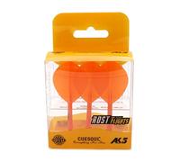CUESOUL Rost Ejes de Dardos Integrados Personalizados y vuelos de Dardos en Forma de lágrima de Pera, Juego de 3 Piezas (CSAK-510SDLYS)