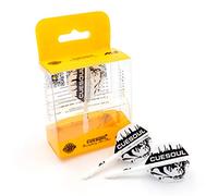 CUESOUL Rost Ejes de Dardos Integrados y vuelos de Dardos Forma estándar, Juego de 3 Patrones Cool Man (CSAK-58XSG)