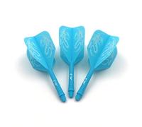 CUESOUL Rost Ejes de Dardos Integrados y vuelos de Dardos medianos, Juego de 3 Piezas de patrón de dragón (CSAK-5JL3)