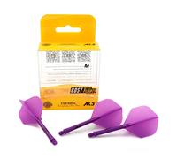 CUESOUL Rost - Flechas de Dardos y vuelos de Dardos Integrados Personalizados, Forma estándar, Juego de 3 Piezas (CSAK-54XLYS)