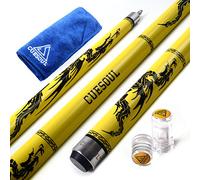 CUESOUL SOOCOO Serie 58 "19 oz 11.5mm Tip Arce Cue Stick con Set Conjunto/Eje Protector y Toalla Cue (CSSC-U108)