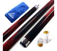 CUESOUL SOOCOO Serie 58 "19 oz 12.75mm Consejo de Arce Cue Stick con Set Conjunto/Eje Protector y Toalla Cue (CSSC-U105)