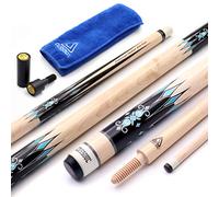 CUESOUL Taco de Billar Carambola, 3 Cojines, 56 Pulgadas, Peso 18 oz, Sistema de Juntas de Madera（CSCC-KL118）