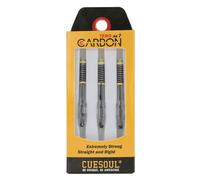 CUESOUL TERO AK7 Ejes de Dardos de Carbono/vástago Telescópico de Resorte Incorporado, Juego de 3 Piezas