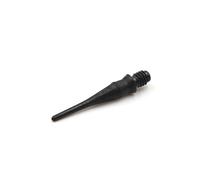 CUESOUL Touch-Point Soft Tips Dart Point 2BA Rosca de Tornillo estándar, Paquete de 80 Piezas, Uso Duradero(Negro)