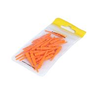 CUESOUL Touch-Point Soft Tips Dart Point 2BA Rosca de Tornillo estándar, Paquete de 80 Piezas, Uso Duradero（Naranja）