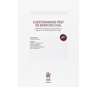 Cuestionarios-test de Derecho Civil (adaptados al Programa de Oposiciones a Ingreso en las Carreras Judicial y Fiscal) (Manuales de Derecho Civil y Mercantil)