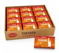 Cuétara Tostada Galletas Tradicionales Pack de 12 x 400 g | Biscuits Dulces Crujientes | Galletas para Desayuno y Merienda | Ideales con Café, Leche o Té | Total 4.8 kg
