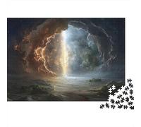 Cueva Cósmica 1000 Piezas Puzzle Paper para Adultos Educativo Decoración Papel Grueso Universo 38x26cm/1000pcs