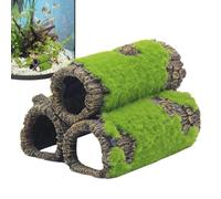Cueva de acuario, Flexibele Borderranden voor Tuin | Cueva de espuma artificial para Betta, para acuario, agua dulce, agua marina, terrario, escondite de reposo, enriquecimiento