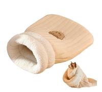 Cueva de cama de tela de lino, zona de peluche para mascotas, suave y cómoda, cama para gatos, acogedora cama para gatos, saco de dormir para gatos, fácil acceso para gatos y perros pequeños