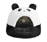 Cueva de Cama para Gatos, 45 x 45 x 42 cm, diseño de Panda, acogedora Cama de casa para Gatos, cálido de Invierno, Refugio Suave para Mascotas, Uso en Interiores y Exteriores, Descanso para