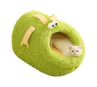 Cueva de cama para gatos, cama cueva para gatos | Camas para gatitos Cesta caliente para mascotas, Cama suave extraíble y lavable, cueva de casa de sueño para gatos, otoño e invierno, para gatos