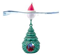Cueva De Camarón Con Gorro Papá Noel Árbol De Navidad Adornos Paisajísticos | Juguete Cueva Peces y Gambas Acuario para Guppy Rana Gecko Enano Mascotas Acuáticas Jugar Descansar Criar
