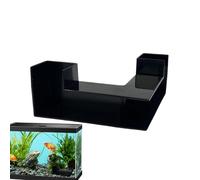 Cueva de camarones de acuario, escondite de peces para túnel de acuario, túnel de camarones, cueva de peces, escondite de reptiles para mascotas acuáticas para criar, jugar y descansar, 12,5 x 12,5 x