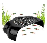 Cueva de camarones - Refugio para esconder acuario, decoración de pecera para hábitat, reptiles, terrario de crustáceos interiores, oficina en casa, gruta marina, santuario sumergido, nicho de piedra