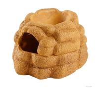 Cueva de cerámica de Dos Piezas Que retiene la Humedad y simula Roca Exo Terra, Mediana