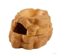 Cueva de cerámica de Dos Piezas Que retiene la Humedad y simula Roca Exo Terra, Pequeña