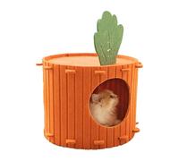 Cueva de Fieltro para Gatos - Cama extraíble para Gatos, de Cama para Gatos de Felpa Suave, Cama Multiusos para Mascotas, Cueva de Fieltro en Forma de Zanahoria, Grande y, casa