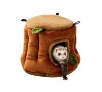 Cueva de hámster - Hábitat de franela lavable para animales pequeños - Cama casera para hámster | Para Gerbille, Hurón, Chinchilla, Erizo, Conejo Descanse, Juega, Dormir, Relajarse, Hacer La