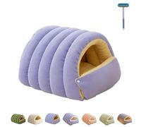 Cueva de Invierno, Acogedora Cama para Gatos Monstruos, Cálida y Acogedora Cueva para Mascotas de Felpa, Saco de Dormir para Mascotas Cerrado Suave Saco de Dormir para Mascotas Cama para Gatos Cama