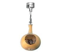 Cueva de la araña Saltando - Gourd, Hábitat Shelter | Punto de anidación de arañas magnéticas para recinto de Mascotas, decoración Espeluznante de rastreadores, Accesorio de terrario para tará