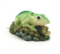 Cueva de reptiles para decoración realista de hábitat, anfibios, seguro para enriquecer el medio ambiente de peceras