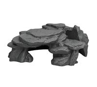 Cueva de roca para hábitats de tortugas, decoración de refugio impresa en 3D para terrario, acuario, paludario y áreas de anfibios