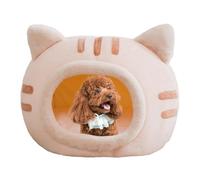 Cueva del Perro | Camas para Gatos Lavables a máquina de Gran Espacio con Fondo Antideslizante - Otoño Invierno Interior Mascota casa Caliente para Mini Perro de tamaño Mediano Gato Snooze Dormir