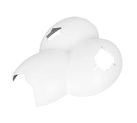 Cueva escondite de Reptiles Simulación de cáscara de Huevo Terrario Escondite Cueva Lugar de escondite Seguro para Serpientes Lagartos Geckos Material ABS 20x16x4,7 cm