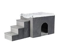 Cueva Harvey con escalones, 119 × 47 × 50 cm, Gris/Blanco