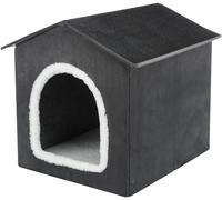Cueva Livia 50 × 50 × 54 cm gris oscuro/blanco