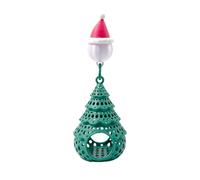 Cueva para acuario Casa Decorativa Divertida de Árbol Navideño Flotante | Refugio peces Betta pequeños en acuario para Guppy Rana Gecko Enano Mascotas Acuáticas Jugar Descansar Criar