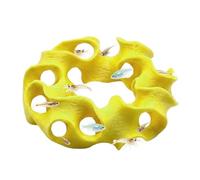 Cueva para Betta Decorativo Impreso en 3D con Base Plana | Refugio, Hamaca para Betta en Acuario y Pecera para Hogar, Oficina, Salón, Acuario, Terrario y Paludario