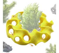 Cueva para Betta Hueco Impreso en 3D con Base Plana como Lugar de Descanso | Cueva refugio de betta luchador siamés en pecera para Hogar, Oficina, Salón, Acuario, Terrario y Paludario
