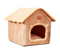 Cueva para gatos, antideslizante, plegable, refugio calmante para interiores, casa de gato, cama para gatitos, cachorros, mascotas, dormir, invierno, dormitorio, sala de estar, balcón, apartamento