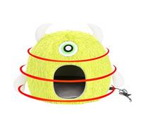 Cueva para gatos climatizada con conexión USB, cama de temporizador de temperatura ajustable, suave y acogedora casa para mascotas gatos pequeños | Cómodo alojamiento de invierno para trastornos del