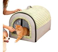 Cueva para Gatos,Refugio Extraíble - Cama Casa para Gatos Lavable,para Cachorros, y Animales Pequeños en Sala de Estar, Dormitorio, Área de Juego y Apartamento