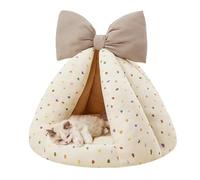 Cueva para Gatos, y sueño cómodo y Privado en Forma de casa | Cama Caliente para Gatito Interior, para Interior Exterior, Invierno, Exterior, casa, Viaje, Dormitorio, balcón