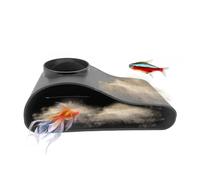 Cueva Para Pecera - Accesorios Para Peceras, Decoraciones De es De Protección De Descanso, Mejora Del Hábitat De Camarones, Estanque De Terrarios De Hábitats De Tortugas | Refugio De Reptiles Par